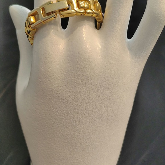 BEAUTIFUL CHAMPLEVE CLOISONNE ASIAN LINKED BRACELET - Picture 6 of 8